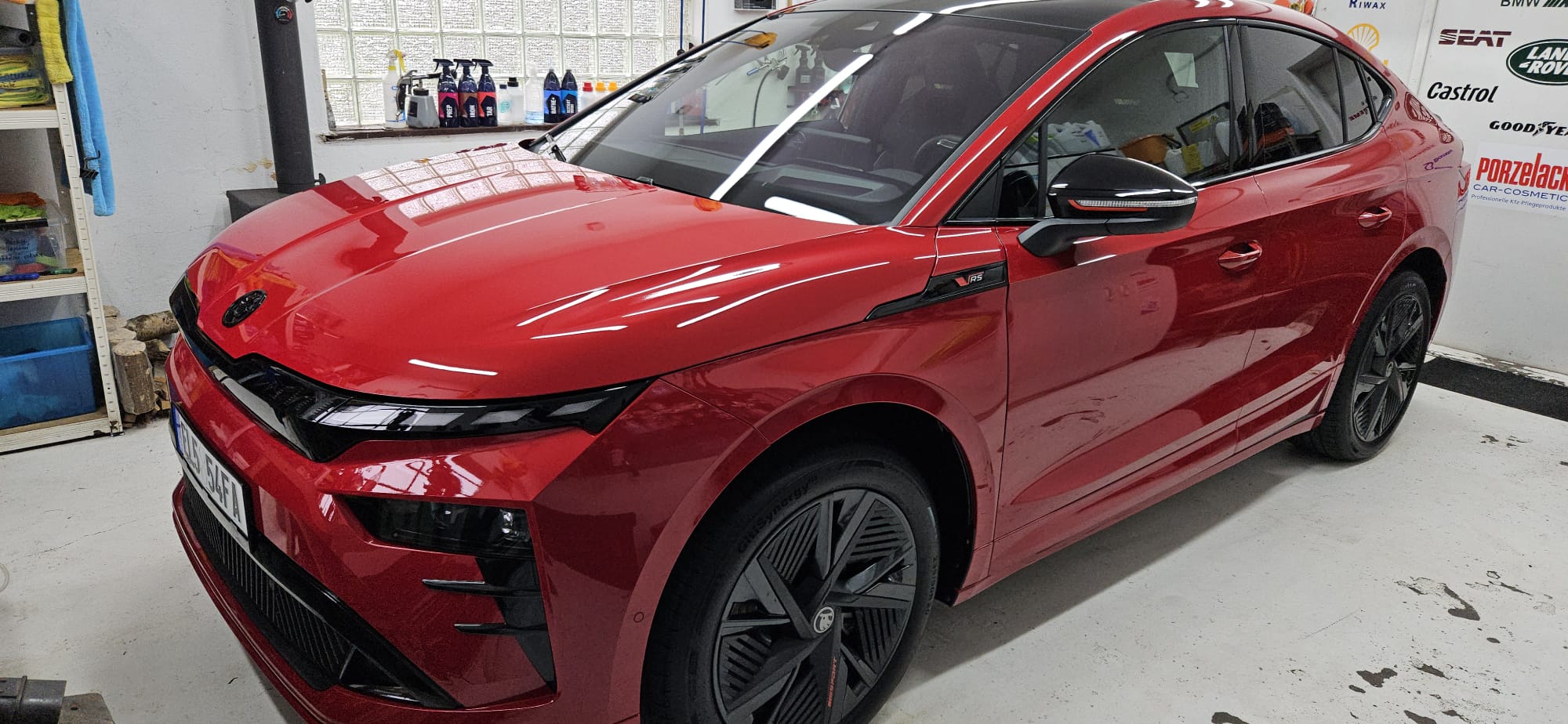 Škoda po nanesení keramické ochrany laku